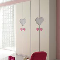 Heart-shaped door accessory
