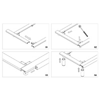 Configurazione con profilo taglio a 90°